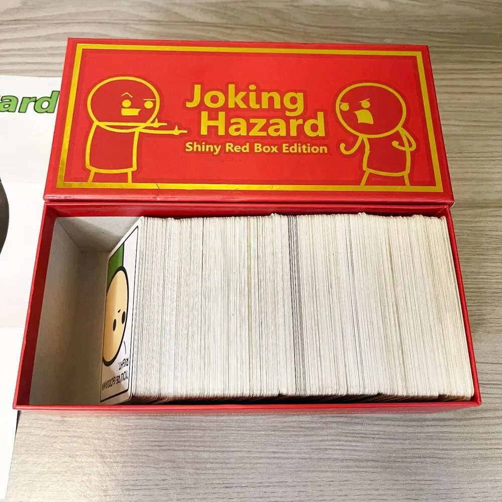 Joking Hazard Shiny Red Box Edition Party Card Game Cyanide & Happiness Complete